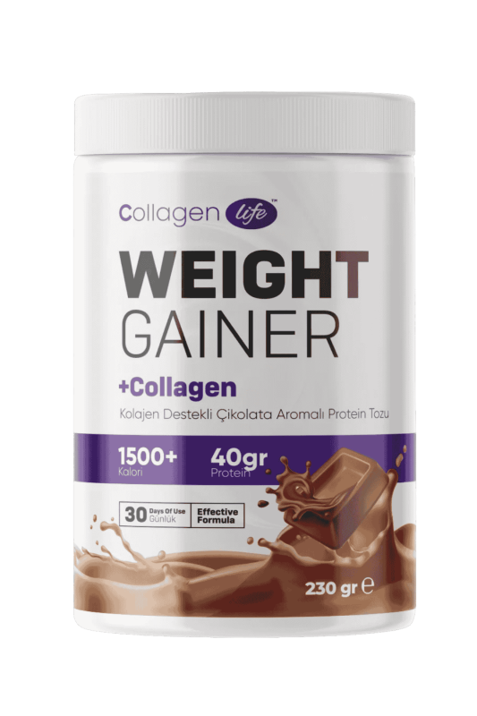 Collagen Life Gainer & Collagen - Çikolatalı Hacim Destekleyici Toz