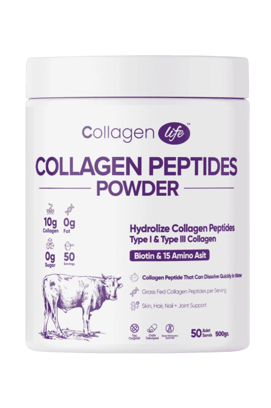 Collagen Life %100 Hidrolize Kolajen Peptitler & Biotin
